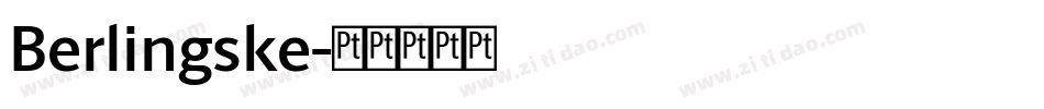Berlingske字体转换
