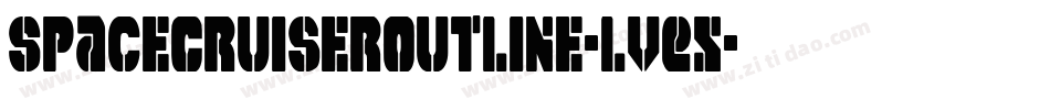 SpaceCruiserOutline-lvEX字体转换 SpaceCruiserOutline-lvEX字体转换