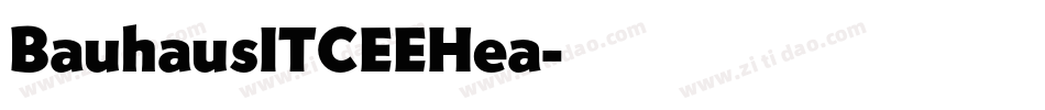 BauhausITCEEHea字体转换