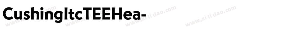 CushingItcTEEHea字体转换