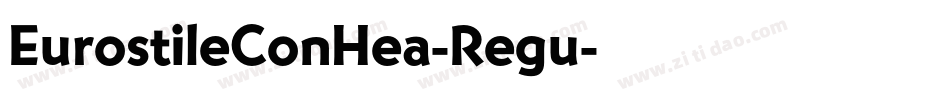 EurostileConHea-Regu字体转换