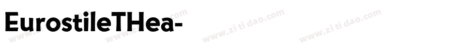 EurostileTHea字体转换