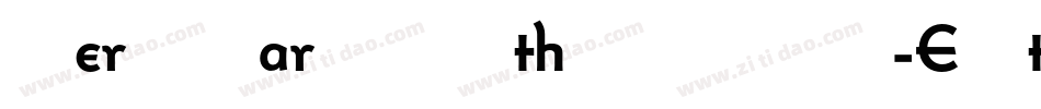 BernhardGothicBQ-ExtraHeavy字体转换