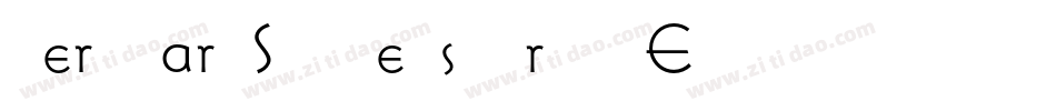 BernhardSchoenschriftEF-Light字体转换