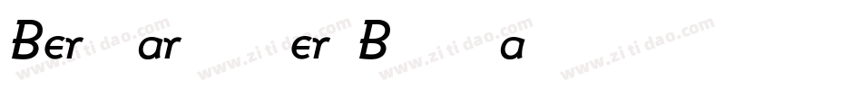 BernhardModernBQ-Italic字体转换
