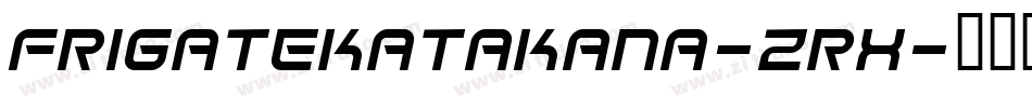 FrigateKatakana-2rX字体转换
