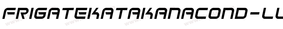 FrigateKatakanaCond-llw字体转换