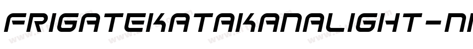 FrigateKatakanaLight-n1O字体转换