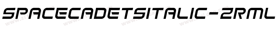 SpaceCadetsItalic-Zrml字体转换 SpaceCadetsItalic-Zrml字体转换