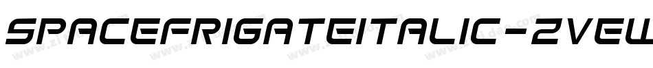 SpaceFrigateItalic-2vEW字体转换