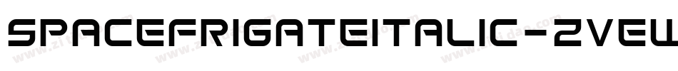 SpaceFrigateItalic-2vEW字体转换