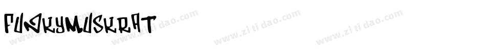funkymuskrat字体转换