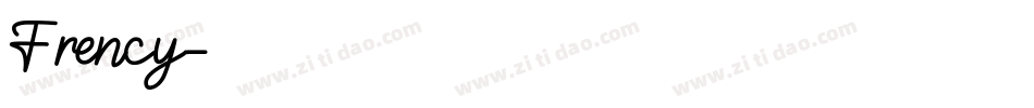 Frency字体转换