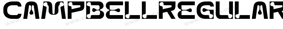 CampbellRegular-7B18E字体转换