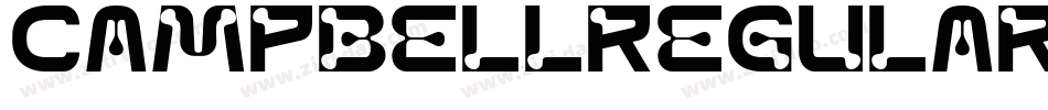 CampbellRegular-7B18E字体转换
