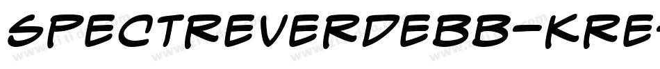 SpectreVerdeBb-Kre字体转换