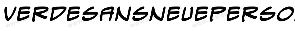 VerdeSansNeuePersonalUse-lR60字体转换 VerdeSansNeuePersonalUse-lR60字体转换