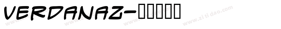verdanaz字体转换