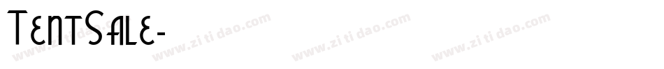 TentSale字体转换