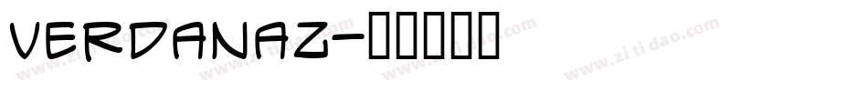 verdanaz字体转换