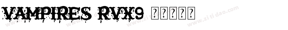 Vampires-rVx9字体转换