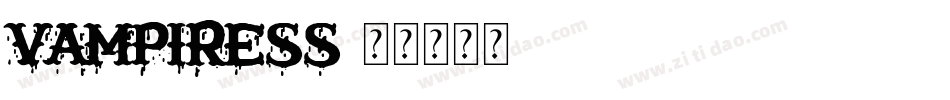 vampiress字体转换