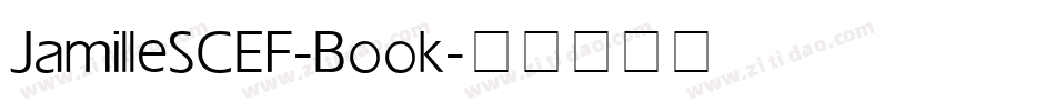 JamilleSCEF-Book字体转换