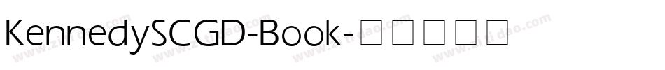KennedySCGD-Book字体转换