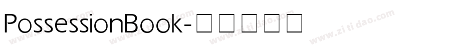 PossessionBook字体转换