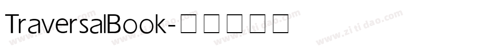 TraversalBook字体转换