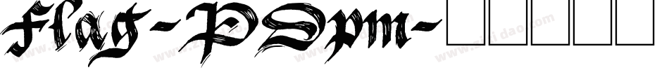 Flag-PDpm字体转换
