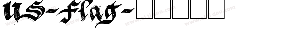 US-Flag字体转换