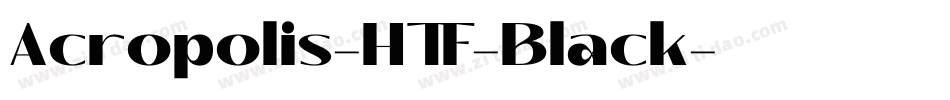 Acropolis-HTF-Black字体转换