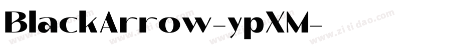 BlackArrow-ypXM字体转换 BlackArrow-ypXM字体转换