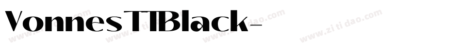 VonnesTTBlack字体转换 VonnesTTBlack字体转换