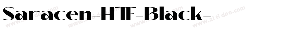 Saracen-HTF-Black字体转换