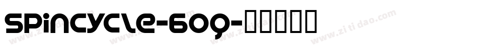 SpinCycle-6oq字体转换
