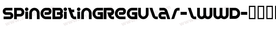 SpinebitingRegular-lwwd字体转换