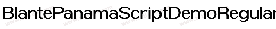 BlantePanamaScriptDemoRegular-1AaM字体转换