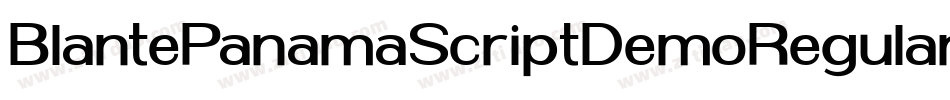 BlantePanamaScriptDemoRegular-1AaM字体转换