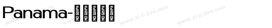 Panama字体转换