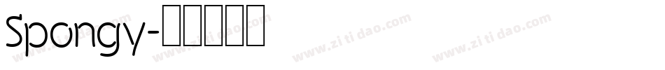 Spongy字体转换