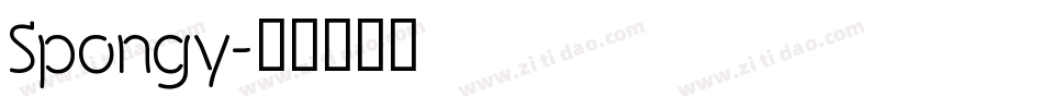 Spongy字体转换