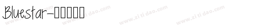 Bluestar字体转换
