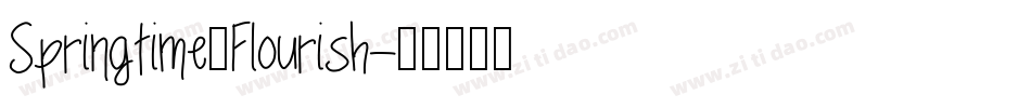 Springtime_Flourish字体转换