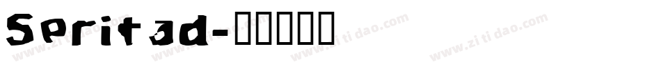 Spritad字体转换