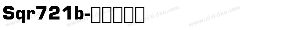 Sqr721b字体转换