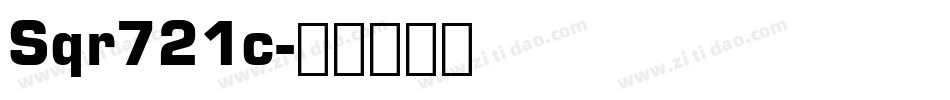 Sqr721c字体转换