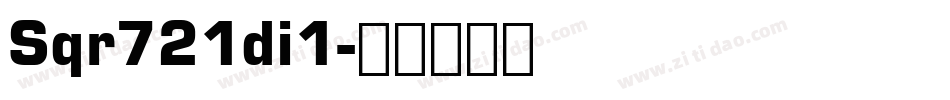 Sqr721di1字体转换