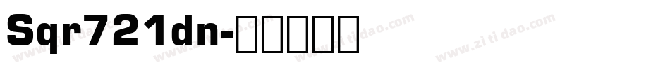 Sqr721dn字体转换